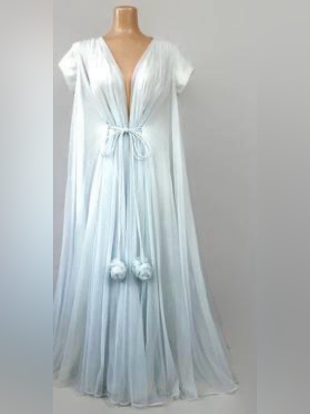 VINTAGE 60’s rare Claire Sandra Lucie Ann 60’s Peignoir dressing gown Robe 2pc